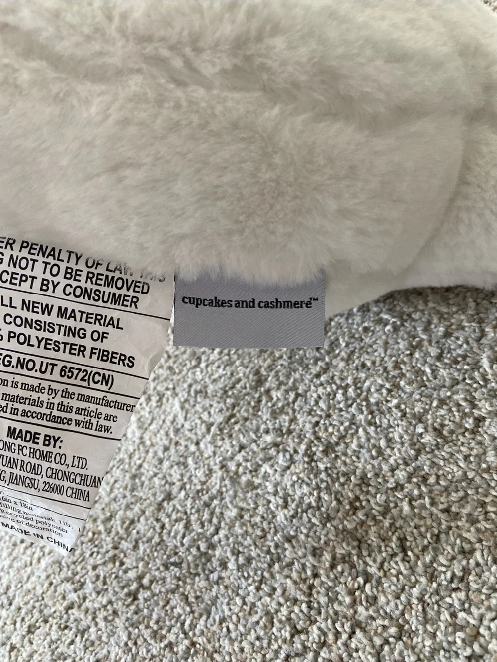 Cupcakes & Cashmere Easter Bunny Gingham Pillow